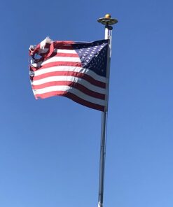 Jetlifee American Flag 4x6 Outdoor, 4x6 Flags Outside, All Weather US Flags with Embroidered Stars Sewn Stripes Brass Grommets, Vivid Color, Polyester USA Flag for Outdoor Indoor (4 by 6 Foot) 4 by 6 Foot 28 61 khKA0lIL