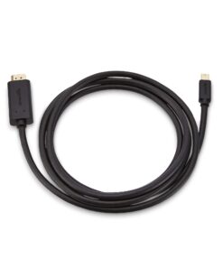 Amazon Basics Mini DisplayPort Male to HDMI Male Cable, 1080p, Gold-Plated Plugs, 6 Foot, Black for Personal Computer 6-Feet 1-Pack 23 61 khXo5k0S