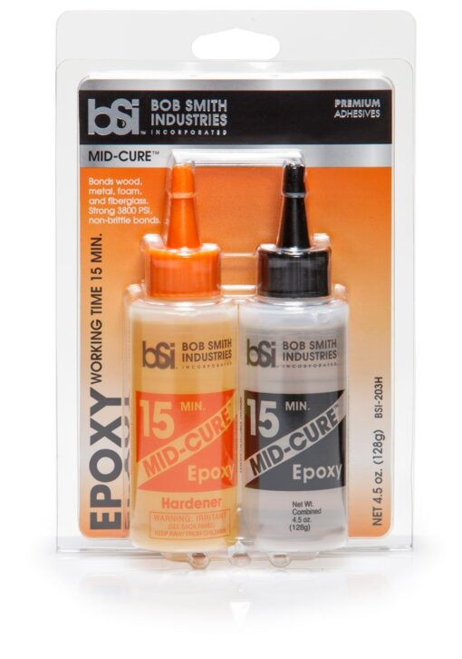 Bob Smith Industries - BSI-203H BSI-203 Mid-Cure Epoxy (4.5 oz. Combined), Light Amber