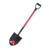 Bully Tools 92510 12-Gauge Round Point Shovel with Fiberglass D-Grip Handle Dgrip
