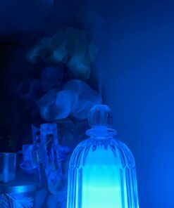 DOUDING Glass Essential Oil Diffuser Humidifier, Ultrasonic Aromatherapy Diffuser Cool Mist with Auto Shut-Off, 7 Colors Adjustable Diffuser for Home, Bedroom, Office, Yoga, 120ml(White Base) White Base 35 61 oi6niKWL