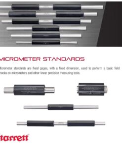 Starrett End Measuring Rod with Insulated Handle and Spherical Ends for Comparing Gages and Measuring Parallel Surfaces - 1/4" Diameter, 2" Length - 234A-2 8 61 pI8vlpnL