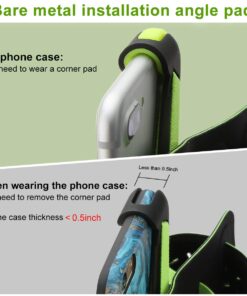 Sinkry Cell Phone Armband, Phone Holder for Running, Sports Arm Bands for iPhone 11 Pro Max/X XR XS Max/ 8 Plus/7 Plus/6S Plus/6 Plus and Other 4~6.5 Inch Phones (Green) Green 16 61 qf2PT0L
