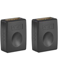 VCE HDMI Coupler HDMI Female to Female Connector 3D 4K HDMI Extension Adapter, 2-Pack 23 61 r40wUFWL