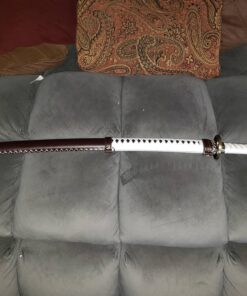 Siwode Michonne's Katana Walking Dead 40-Inchs The zombie biohazard symbol AND T10 Clay_tempered steel 71 61 rIXdzxyL