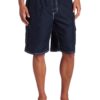 Kanu Surf Men's Barracuda Swim Trunks (Regular & Extended Sizes) Small Navy
