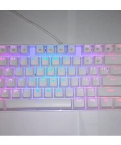 Redragon K552 Mechanical Gaming Keyboard RGB LED Backlit Wired with Anti-Dust Proof Switches for Windows PC (White, 87 Key Blue Switches) 87 Key Blue Switch White RGB Backlit 32 61 sLGbcPmL