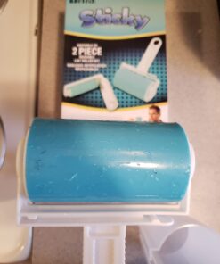 iLifeTech Reusable Sticky Picker Set Cleaner Lint Roller Pet Hair Remover Brush, Blue 4" Medium Set 37 61 sMkTQxL