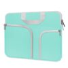 HESTECH Chromebook Case,11.6-12.3 Laptop Sleeve Neoprene Computer Handbag Protective Cover for 13 inch MacBook Air/Pro M2/M1 Acer R11/Spin 311/HP Stream/Samsung/Surface /7+/6/5/4/3/Go 12.4" Mint Green 11.6"-12.5-12.9 Inch Hot Teal 73 61 seA72xNL