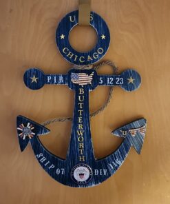 Little Love by NoJo Separates Collection Anchor Shaped Wall Art, Navy 1 Count (Pack of 1) 27 61 tUrUrtvL