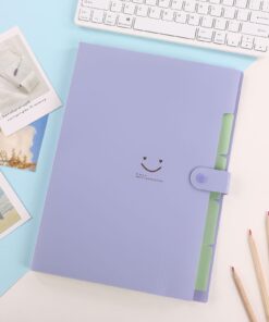 SKYDUE Letter A4 Paper Expanding File Folder Pockets Accordion Document Organizer (Purple) 1 Purple 28 61 uDv4UgL