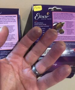 Elixir Strings - Acoustic Phosphor Bronze with NANOWEB Coating - Elixir Acoustic Guitar Strings - Light (.012-.053) Light (.012-.053) 43 61 vUo8rY4L