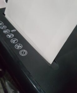 Amazon Basics Micro Cut Paper Shredder Sharpening & Lubricant Sheets, Pack of 12, White 28 61 vbPlsKiL 2