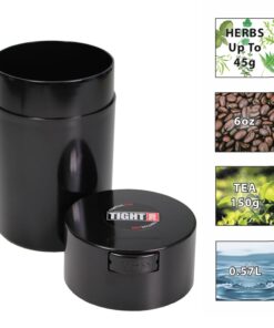 Alternative view of Tightvac 1 oz to 6 ounce - Patented Airtight Container | Multi-use Vacuum Container Works as Smell Proof Containers for Herbs and Dry Goods. Black