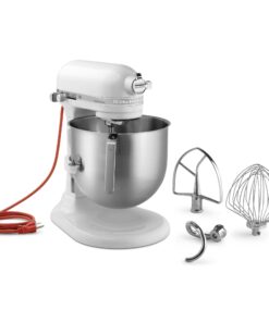 KitchenAid KSM8990WH 8-Quart Commercial Countertop Mixer, 10-Speed, Gear-Driven, White No Bowl Guard 6 61 wnDsk6cL