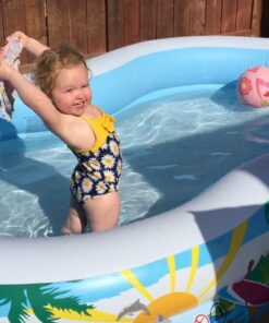 Intex Pool Snorkel Fun Swim Centre Pool,103 inch X 63 inch X 18 inch, for Ages 3+ 29 61 yG8kbL