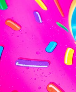 Alternative view of BigMouth Inc. Giant Pool Float Strawberry Frosted