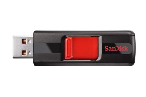 SanDisk 64GB Cruzer USB 2.0 Flash Drive - SDCZ36-064G-B35, black Standard Packaging