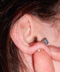 Peora London Blue Topaz Stud Earrings 925 Sterling Silver, Solitaire Scroll Gallery, Natural Gemstone Birthstone, 2 Carats Total, Round Shape 6mm, Friction Backs 22 61 zNRqnT1L