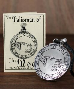 Pewter Pentacle of the Moon Talisman Pendant from The Key of Solomon 8 61 zO3j8uWL