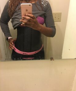 Lady Slim Fajas Colombianas Reductoras Y Moldeadoras para Mujer Underbust Latex Waist Trainer Hourglass Body Shaper for Women Blue Medium 37 6102JWQF23L