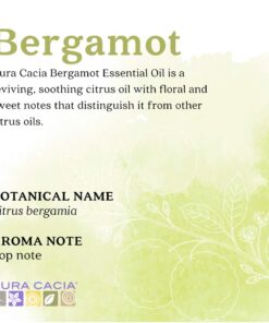 Aura Cacia 100% Pure Bergamot Essential Oil | GC/MS Tested for Purity | 15 ml (0.5 fl. oz.) | Citrus bergamia 11 6103P8fx7jL