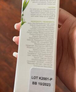 InstaNatural Hyaluronic Acid Face Serum, Brightens, Hydrates, Reduces the Look of Fine Lines and Wrinkles, with Vitamin C, Jojoba Oil, and Aloe Vera, 2 Fl Oz Hyaluronic Acid Serum 28 6104PzTLJL