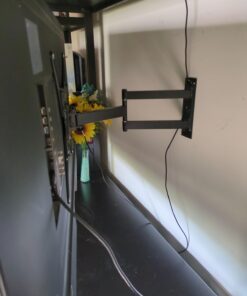 PERLESMITH Full Motion TV Wall Mount for 26-60 Inch TVs, UL-Listed TV Mount with Articulating Arms Swivels Tilt Extension - Wall Mount TV Brackets VESA 400x400 Fits LED LCD OLED 4K TVs Up to 70 lbs 50 6105xoGnJiL