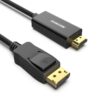AVACON DisplayPort to HDMI 6 Feet Gold-Plated Cable, Display Port to HDMI Adapter Male to Male Black 6 ft 1 PACK 14 610755utqwL
