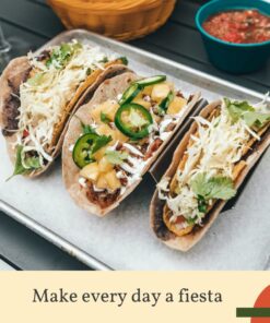 Pack of 4 - Stainless Steel Taco Holder Stand - Truck Tray Style - Each Rack Holds Up to 3 Tacos - Oven, Grill & Dishwasher Safe - Size 8" x 4" x 2" 4 Pack 22 61075PnDdQL