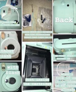 Fujifilm Instax Mini 9 Instant Camera - Ice Blue, 2.7x4.7x4.6 (Instax Mini 9 - Ice Blue) Base 34 6108DIwfW1L
