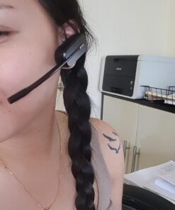 Plantronics - CS540 Wireless DECT Headset (Poly) - Single Ear (Mono) Convertible (3 wearing styles) - Connects to Desk Phone - Noise Canceling Microphone 2011 Version 34 6108HDn3GtL