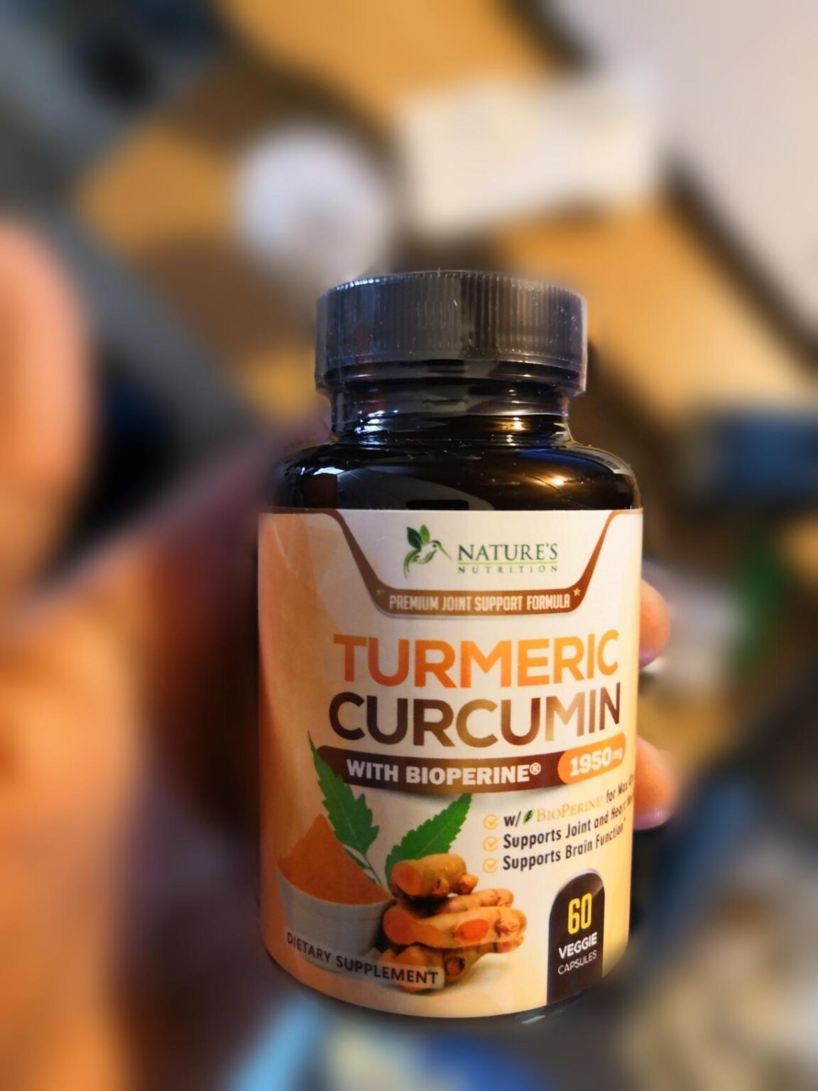 Turmeric Curcumin With Bioperine 95 Standardized Curcuminoids 1950mg Black Pepper For Max 5050