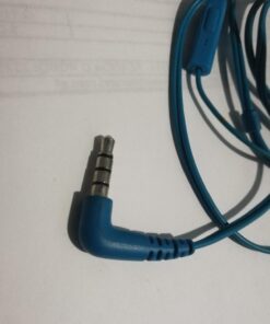 Panasonic ErgoFit Wired Earbuds, In-Ear Headphones with Microphone and Call Controller, Ergonomic Custom-Fit Earpieces (S/M/L), 3.5mm Jack for Phones and Laptops - RP-TCM125-A (Blue) Blue With Mic 27 6109thPR8GL