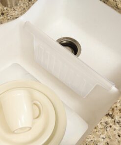 Rubbermaid 1786631 Antimicrobial Sink Divider Protector Mat, Small, Clear 6 610A3XRTROL