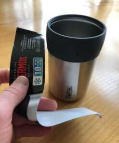 THERMOS Stainless Steel Beverage Can Insulator for 12 Ounce Can, Stainless Steel 27 610AdlZOHwL