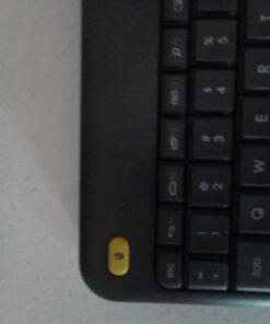 Logitech K400 Plus Wireless Touch With Easy Media Control and Built-in Touchpad, HTPC Keyboard for PC-connected TV, Windows, Android, Chrome OS, Laptop, Tablet - Black Floral 45 610BQRB1a2L