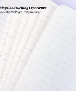 JoyNote 2 Pack Hardcover Notebook, Premium Thick Paper Faux Leather Writing Journal with Pen Loop, 96 Sheets/192 Pages, 2 Plan Stickers Gifts, 5.75 x 8.25 inches, Aqua Blue 10 610BW10mc3L