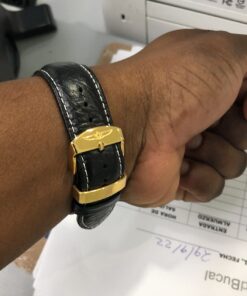 Invicta Men's I-Force Left Handed Quartz Watch with Leather Strap, Black (Model: 3330) 35 610Bh69eQcL