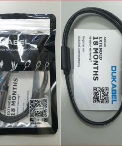 Headset Splitter Cable, DUKABEL Gold-Plated & Strong Braided Y Splitter Audio Cable Separate Microphone Headphone Port Gaming Headset Splitter PC Earphone Adapter VoIP Phone -TopSeries (12inch / 30cm) 12 in/30 cm 27 610CFMALbL 1