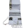 Acrylic Tallit (imitation Wool) Prayer Shawl in Black and Gold Size 24" L X 72" W 16 610CpvOdOgL