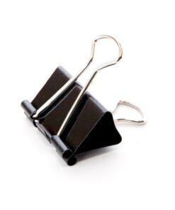 U Brands Binder Clips, Medium 1-1/4-Inch Width, 1/2-Inch Paper Holding Capacity, Black and Silver Steel, 96-Count - 656U08-24 7 610DlhynOEL