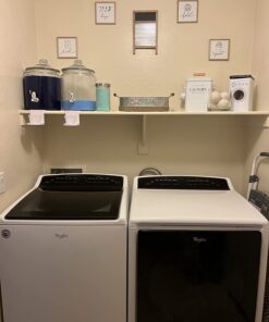 Anchor Hocking 2 Gallon Heritage Hill Beverage Dispenser with Lid (2 piece, all glass, dishwasher safe) Heritage Hill Jar Bev Dispenser 51 610EMmJUFL