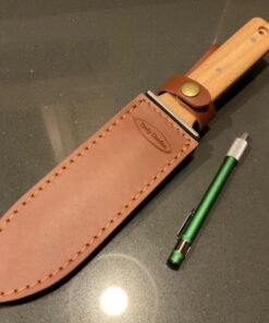 Hori Hori Garden Knife with Diamond Sharpening Rod, Thickest Leather Sheath and Extra Sharp Blade - in Gift Box. Leather Sheath with Rod 46 610Ekn4oNJL