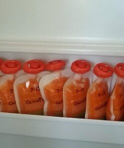 Infantino Disposable Squeeze Pouches, Portable Homemade Semi-Solid Food for Babies and Toddlers, 4 Fl Oz (Pack of 50) 50 Squeeze Pouches Pack 34 610GT2OEEQL