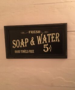 Vintage Bath Advertising Wall Art | Americana Collection | Bathroom Laundry Room Decor | 7 1/2 x 14 Inch 33 610HcNgFbL