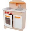 Hape Gourmet Kitchen Kid's Wooden Play Kitchen in Orange 11 610I02G18NL