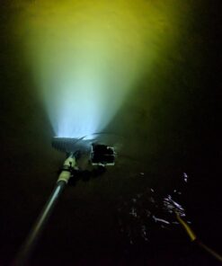 Boat Lights US Spreader Light with 3/4" PVC Attachment, Black 14 610JBxk HL