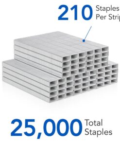 Swingline Staples, S.F. 4, Premium, 1/4" Length, 210/Strip, 5000/Box, 5 Pack (35481) 5 Boxes 10 610JpO3ORhL