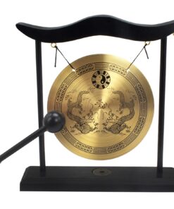 Zen Art Brass Feng Shui Desktop Gong H1303 19 610LA4M9cL